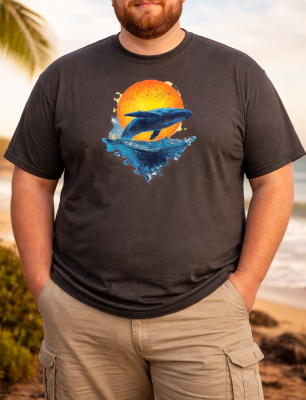 FRUIT OF THE LOOM T-shirt με στάμπα K5497 BIG